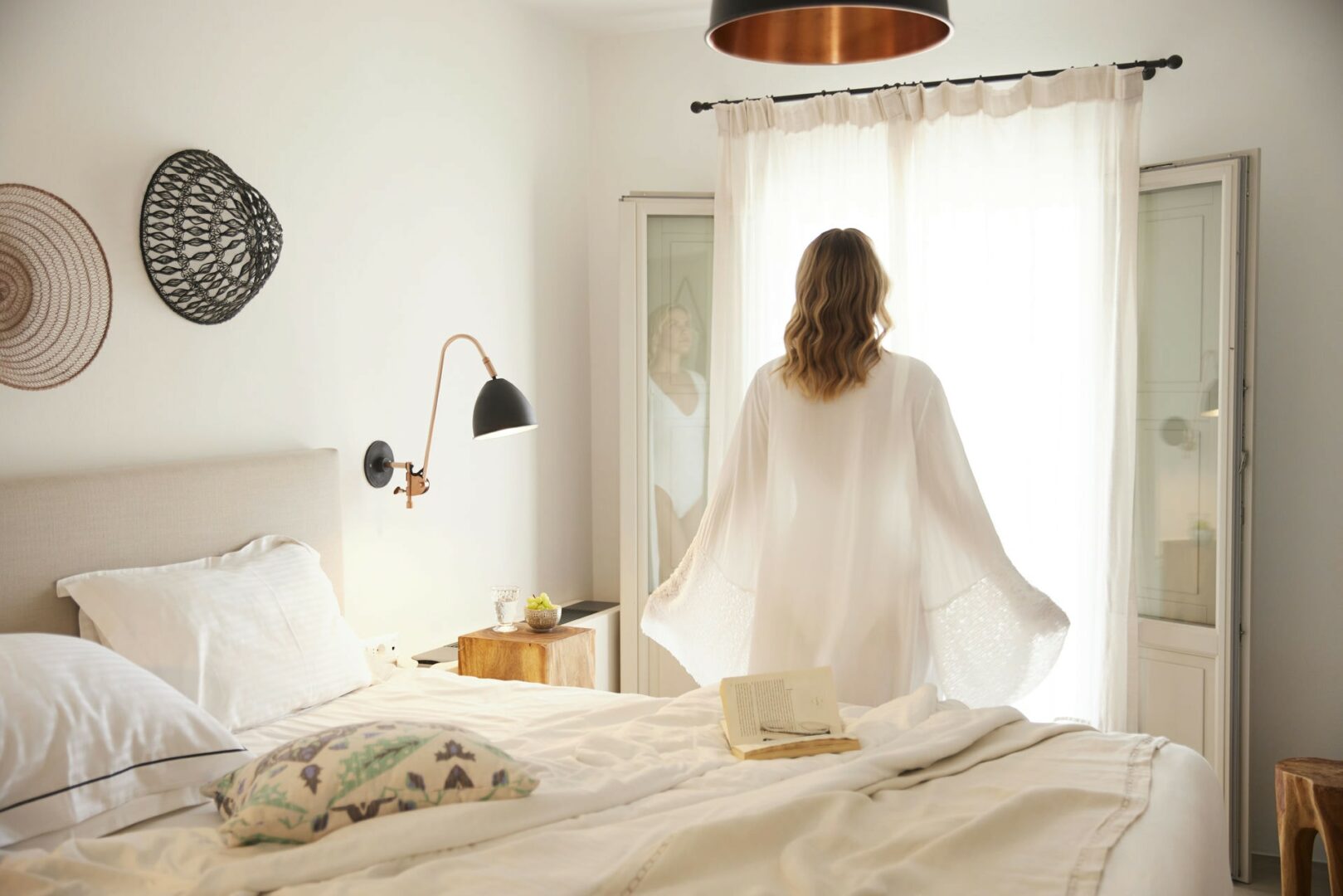 Interior oficial de uma suite no Santo Pure