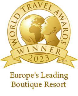 Awarded as “Europe’s Leading Boutique Resort 2023” in the World Travel Awards